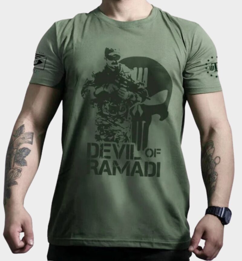 Camiseta Devil Of Ramadi Verde Team Six