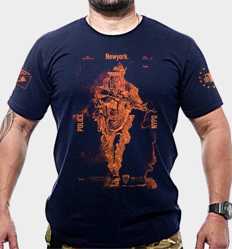 Camiseta New Police NYPD Azul