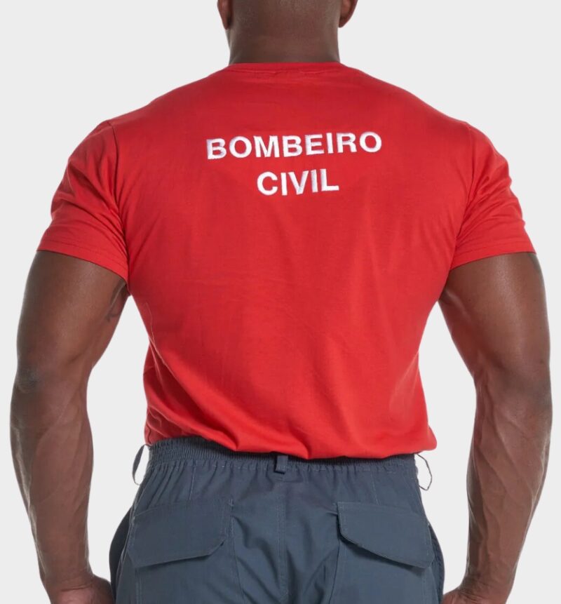 Camiseta Bombeiro Civil profissional - com brasão - Image 2