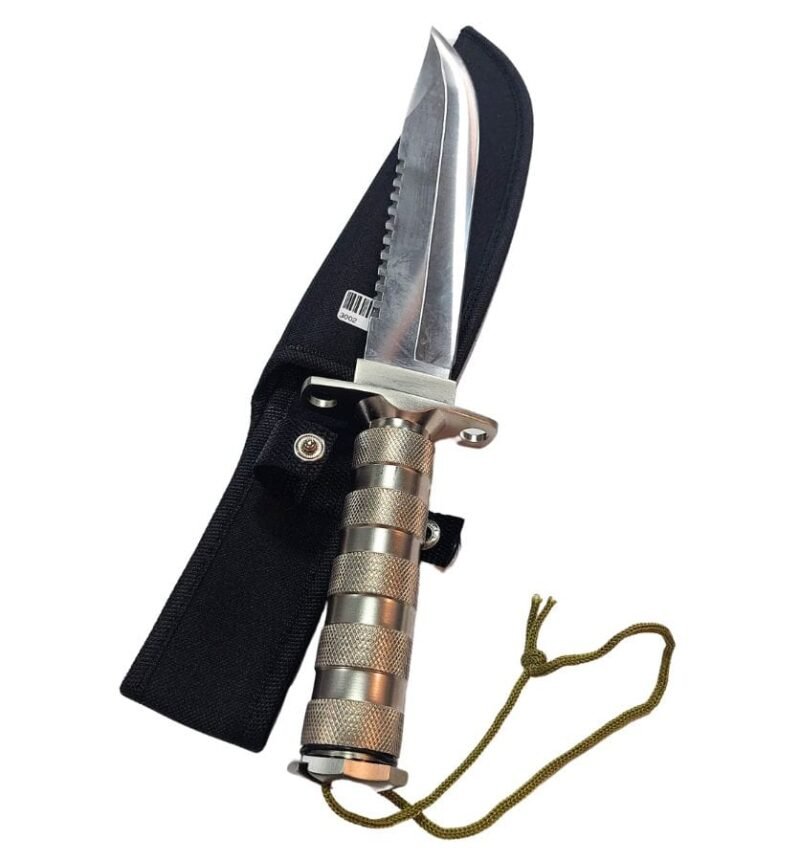 Faca Rambo Prata