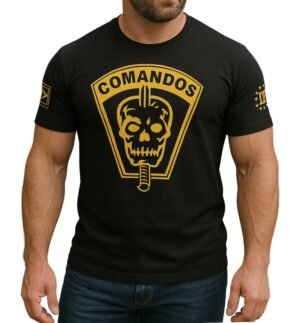 Camiseta Comandos Faca na Caveira Secret Box Team Six