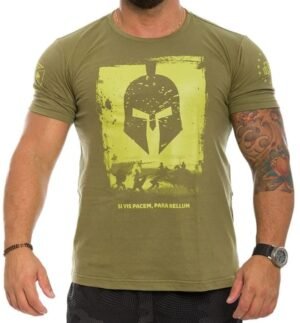 Camiseta Si Vis Pacem Parabellum Verde