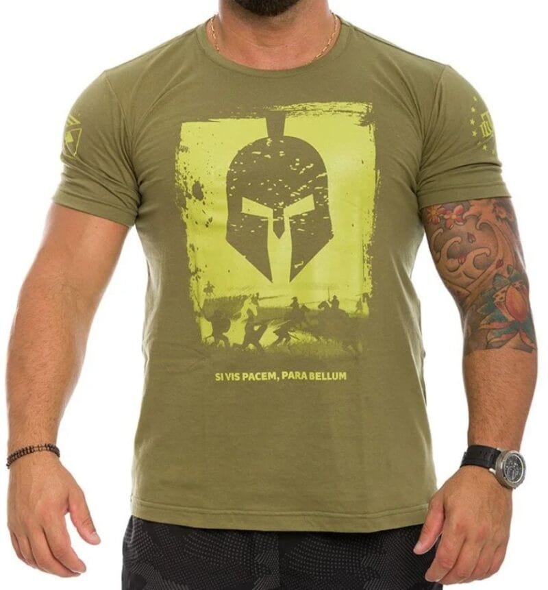 Camiseta Si Vis Pacem Parabellum Verde
