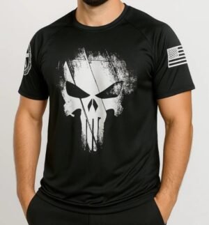 Camiseta Dry Fit Punisher PRETA