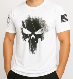 Camiseta Dry Fit Punisher BRANCA