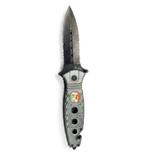 Canivete manual com corta cinto e quebra vidro HZ-0534